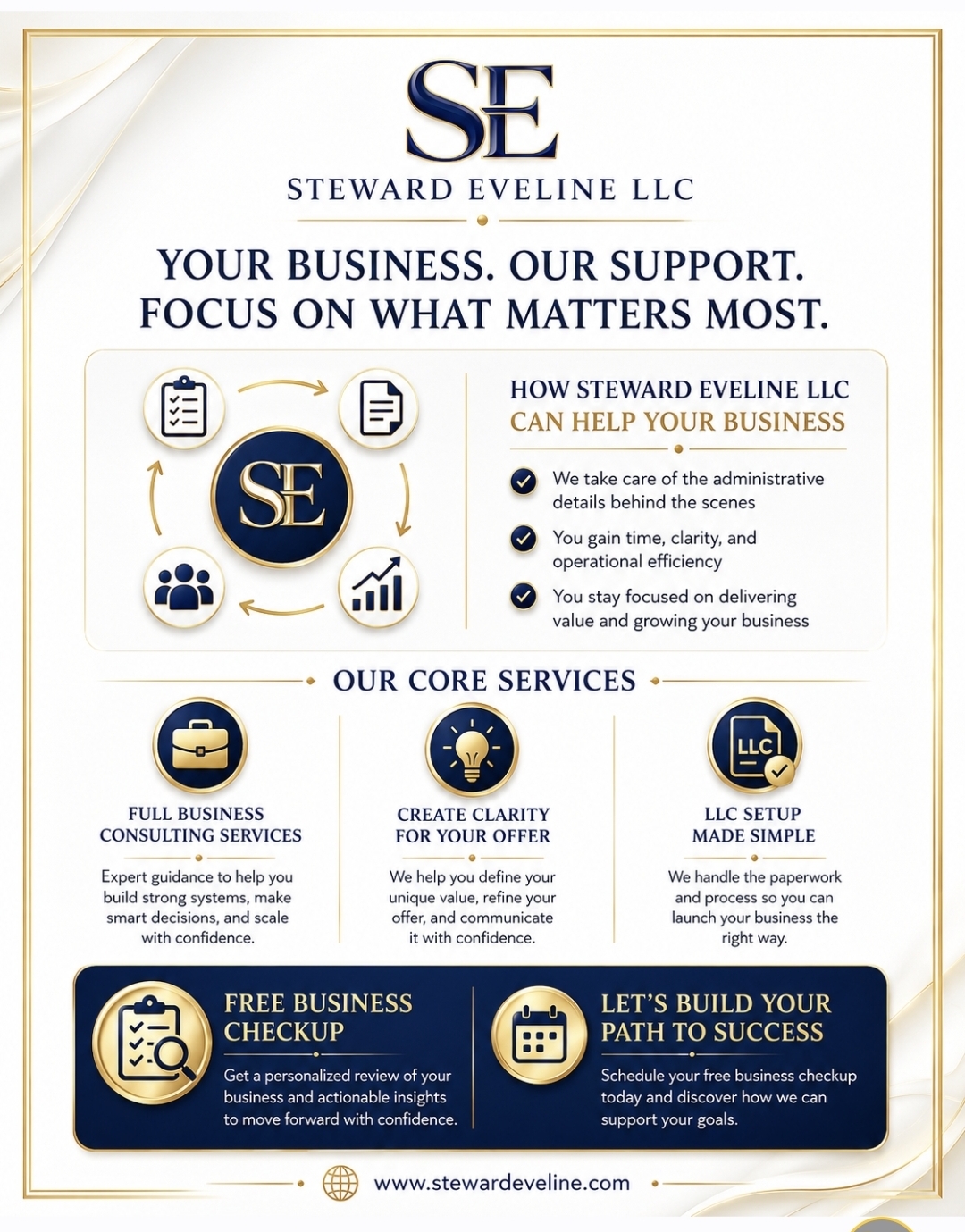Steward Eveline LLC business support