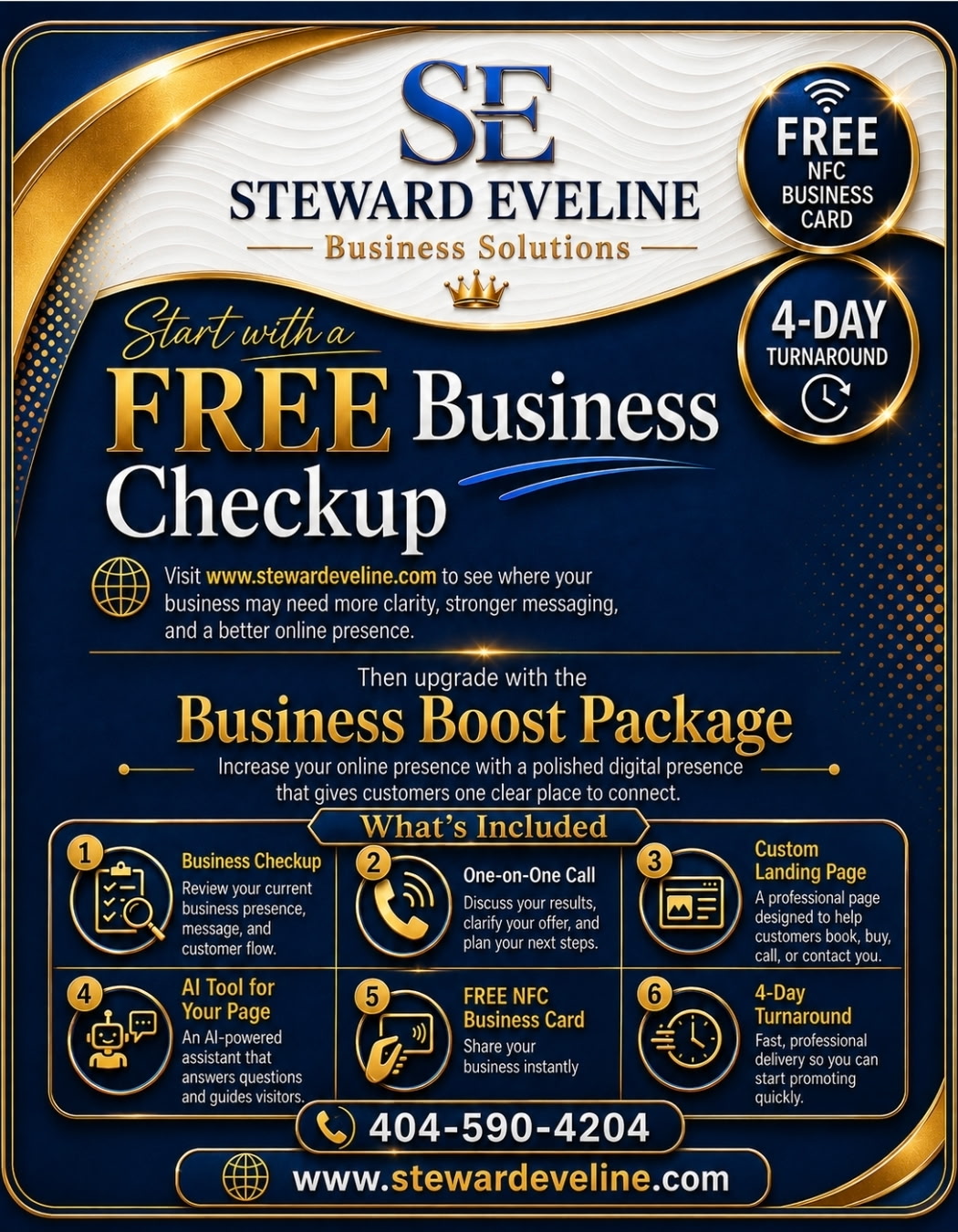 Free Business Checkup and Business Boost Package